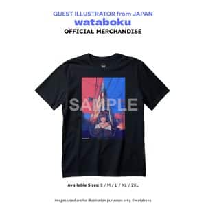 wataboku - Black T-Shirt [丁半Chouhan]