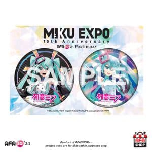 AFASG24 x MIKU EXPO 10th Anniversary Can Badge Set